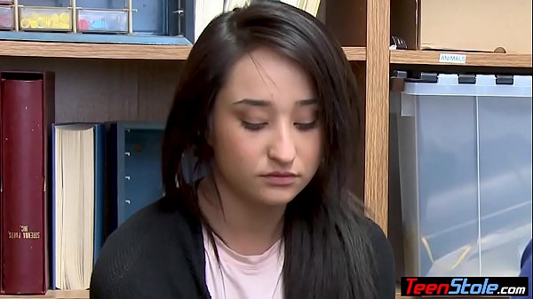 Play MP4 - Brunette teen suspect barter fucked by a security guard