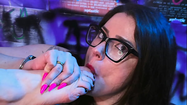 Lana's foot tease and wax play 