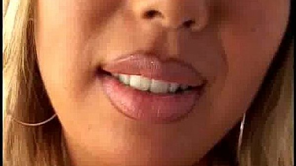 Blond asian bitch gets eye cumshot 