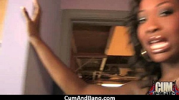 Real ebony babe getting hard core group making out 30 