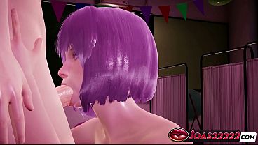 Hot amelia in red panties 3d animation enjoy a handjob for huge cock stimulation deepthroat & pussyjob stimulation ending in a massive sperm loadout 