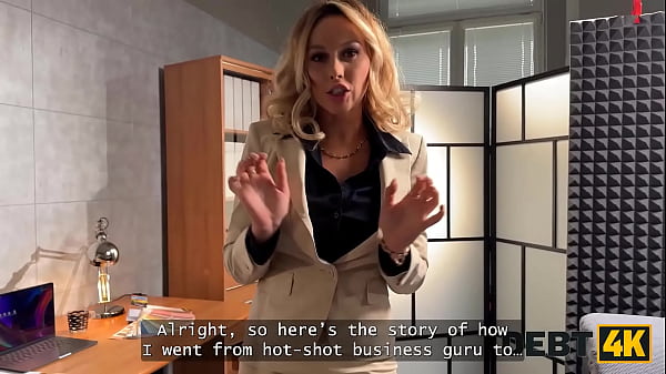 Play MP4 - DEBT4k&period; Curvy chick fucked her money up and used her tits and pussy to solve it