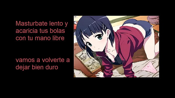 Joi de Leafa y Suguha (en espa&ntilde;ol) Art Online. instrucciones para masturbarse 