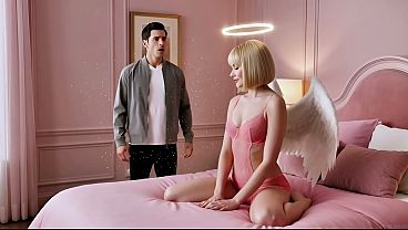 Cupid angel shot me with love on valentine's day ai generated