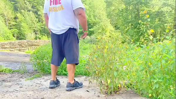 Play MP4 - Fat fireman loves to be be watched