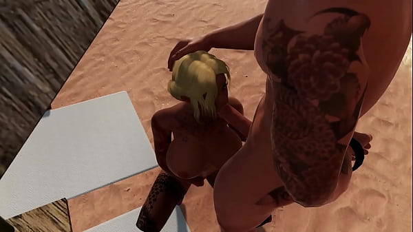 NatalyaJaymes making a bigmess ofher bimbo knockers gagging on cock 3DXChat