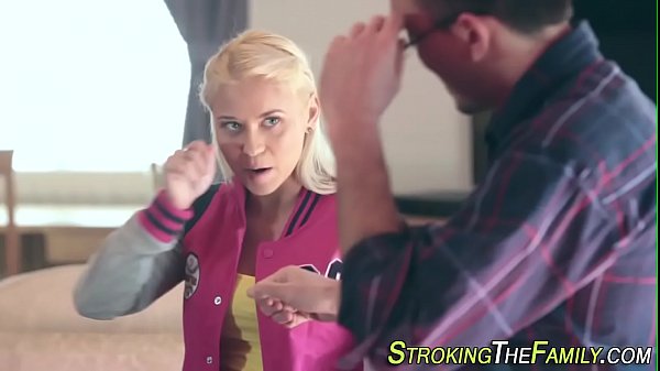 Play MP4 - Hot teen stepdaughter cum