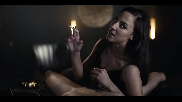 Play MP4 - Smoking Fetish - Amirah Adara Handjobs Big Hard Cock While She Smokes On It