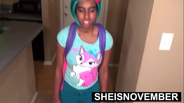 Punishing cum swallow after my step daughter caught sneaking out of classes early offering me a student blowjob and fuck to keep secret from her step mom cute skinny nerd sheisnovember riding hardcore pussy fucking my horny bbc by msnovember