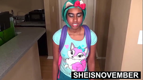 Play MP4 - HD My Crazy Stepdad Punished Me With Cumshot For Lying About Class&comma; Geek Gives Kneeling Oral Sex And Reverse Cowgirl&comma; Busty Petite Ebony Stepdaughter Sheisnovember Ride Big Dick&comma; Natural Tits And Nipples Out During Taboo Fucked By Msnovember