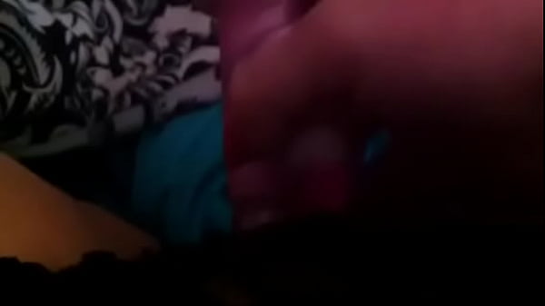Playing with dildo