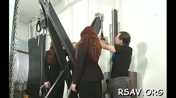 Ballgagged and spanked red 