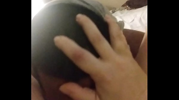 My man eating mypussy while wearing my_panties_on his head