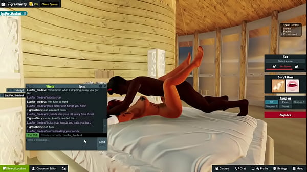 Hombre me domina y me deja llena de semen en 3dxchat 