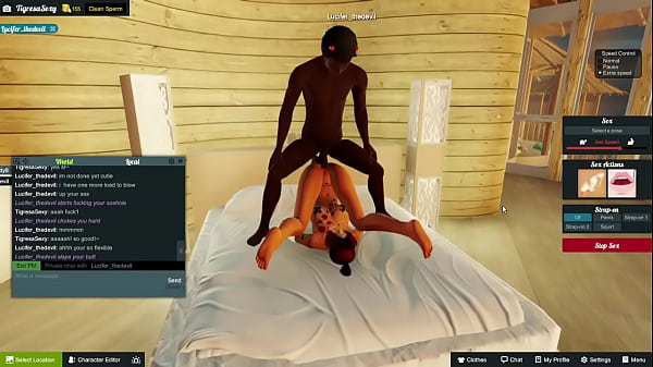 Hombre me domina y me deja llena de semen en 3dxchat 