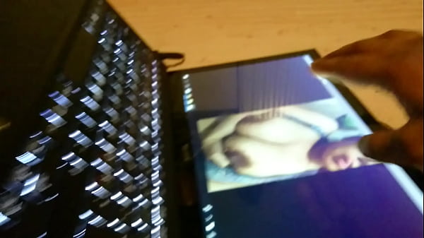 Spreading my creamy hot cum on nicki'_s face n boobies