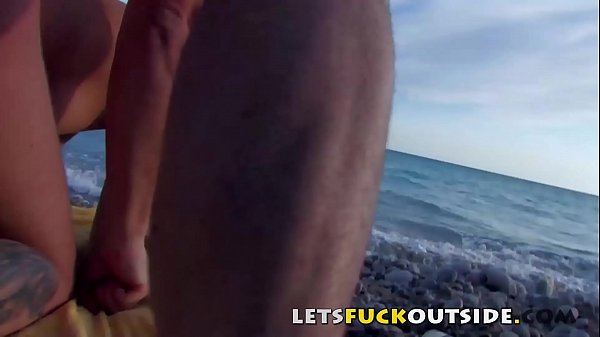 Play MP4 - Let's Fuck Outside - Beach Anal Fuck On Small Tits