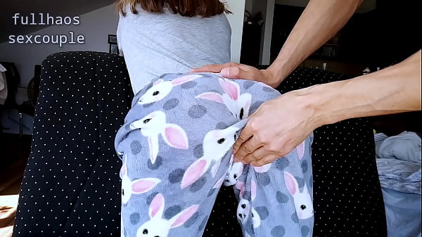 Sexy StepSister in Pajamas Compilation Teasing Spank Ass Handjob and_Cumshot