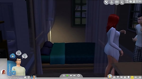 The sims 4 adulto um homem para uma mulher gostosa