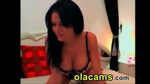 Big tits teen_brunette in front of cam