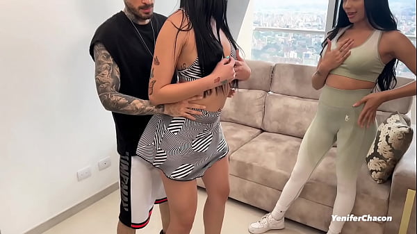 Two Hot Venezuelan Girls Fuck Their Personal Trainer thumbnail