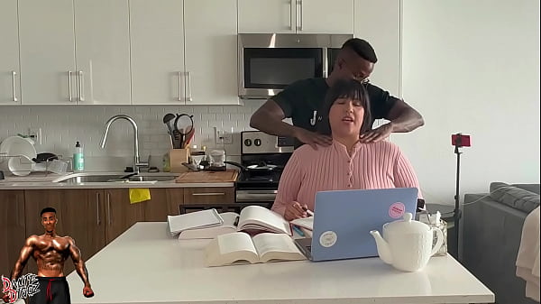 Latina bbw vanessa hinata gives in and fucks her study buddy