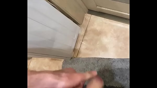Play MP4 - cum on door in bathroom