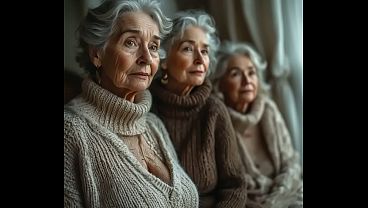 AI Granny Sweater Puppets 1 