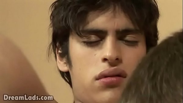 Sex-crazed gay boy gagging on a stiff young cock 