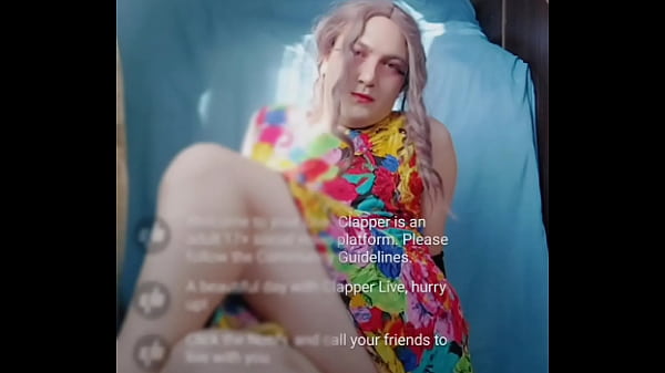 Play MP4 - Hot Booty Femboy On Live Cam Show Flowerfull Dress My Best Lovely One