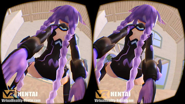 Hyperdimension Neptunia - Purple Heart in 3D SBS 