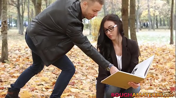 18yo demonstrates her cock sucking skills and fucks deep