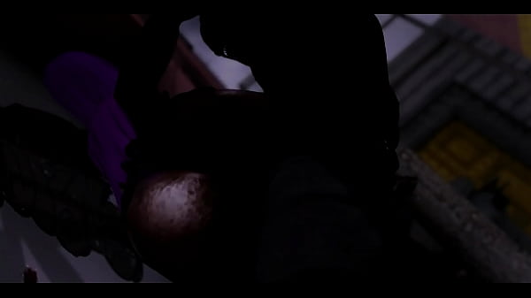 Black pussy creamed in public alley outdoors