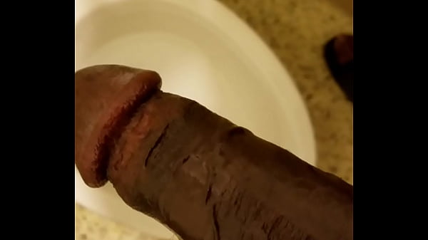 Strokin in the bathroom