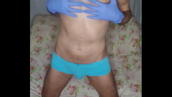 Play MP4 - DenkffKinky - Excitement from latex gloves - 1