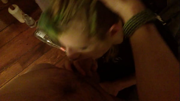 Naughty Saffron Gagging On My_Cock