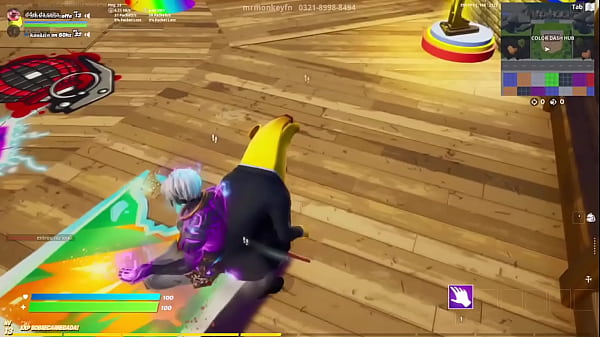 Banana fudendo at&eacute; o talo o homem roxo fortnite 