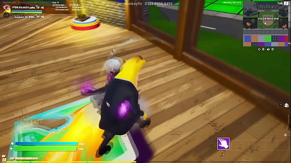 Banana fudendo at&eacute; o talo o homem roxo fortnite 