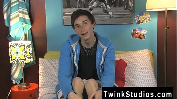 Gay video Skyelr Bleu is on camera providing an interview and he'_s