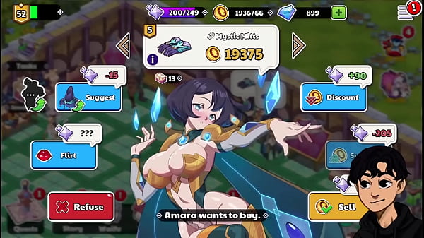 Waifu shop nutaku game compilation of event scenes evolution scenes of knight woman