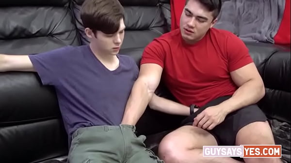 GuySaysYes.com - When Dakota Lovell experiences wet dreams almost every night, he confides in his stepbrother Axel Kane about it.