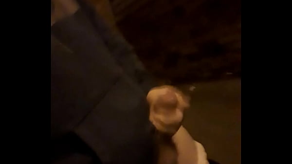 Wanking outdoors 