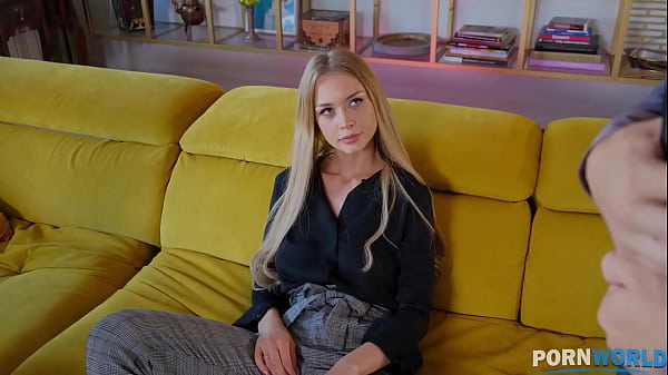 All natural russian cute blonde loren strawberry fucks two cocks simultaneously with her pussy & curvy ass