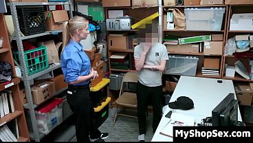 Prior Shoplifting Charges Make Him Desperate To Work Out A Deal With The Loss Prevention Officer - Myshopsex thumbnail