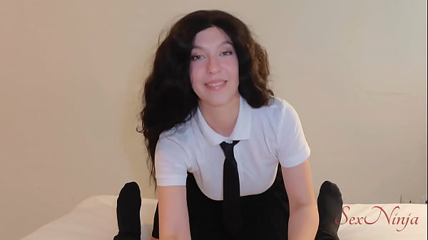 School girl is hesitant to let me fuck her 