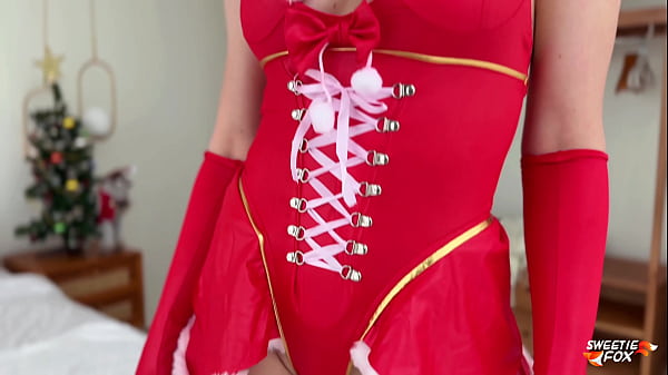 Play MP4 - Christmas Gift From Sweetie Fox - Redhead Hottie Orgasms From Dildo