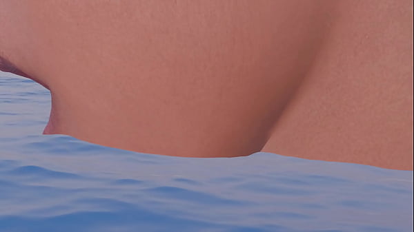 Mujer nadando es comida 