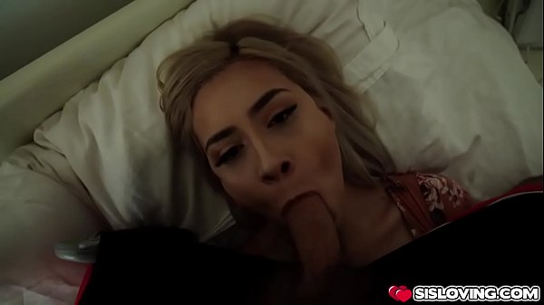 Stepsisoffers_her tight pussy_to stepbro just_to keep_him shutand he_fucks her hard