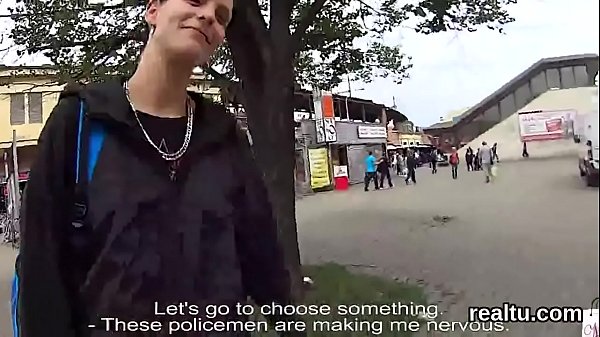 Exquisite czech chick gets teased in the mall and screwed in pov 