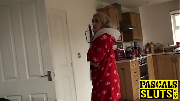 Blonde UK slut drilled insanely hard by dom in classy_suit